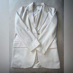 White Oversized Blazer